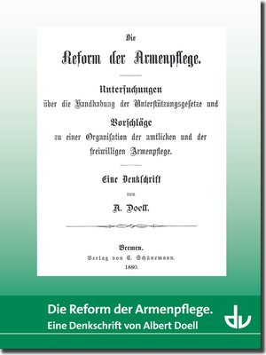 cover image of Die Reform der Armenpflege